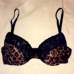 Smart & Sexy Leopard Print Padded Bra - 36B